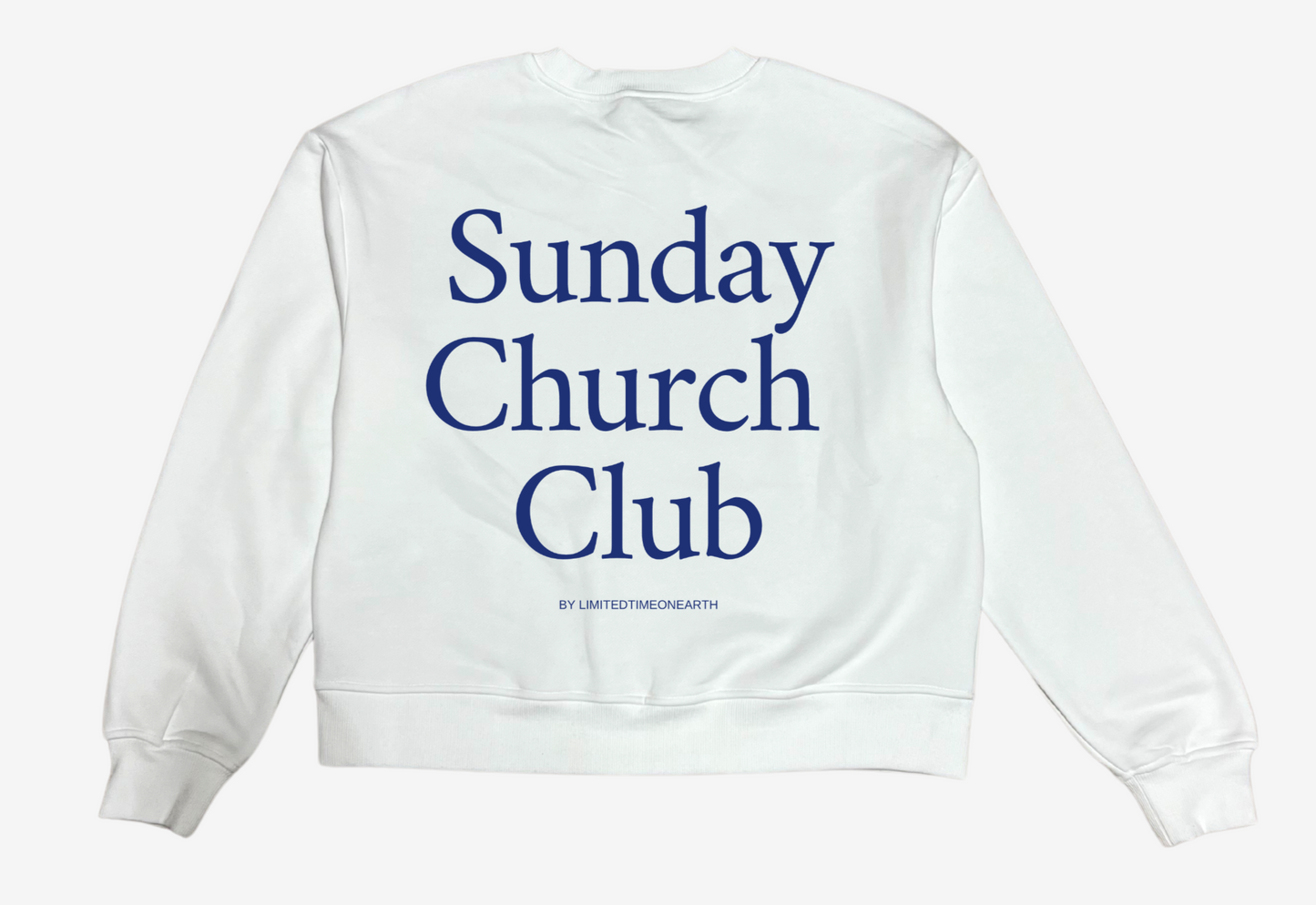 Sunday Church Club Sweatshirt Oversize Ladies