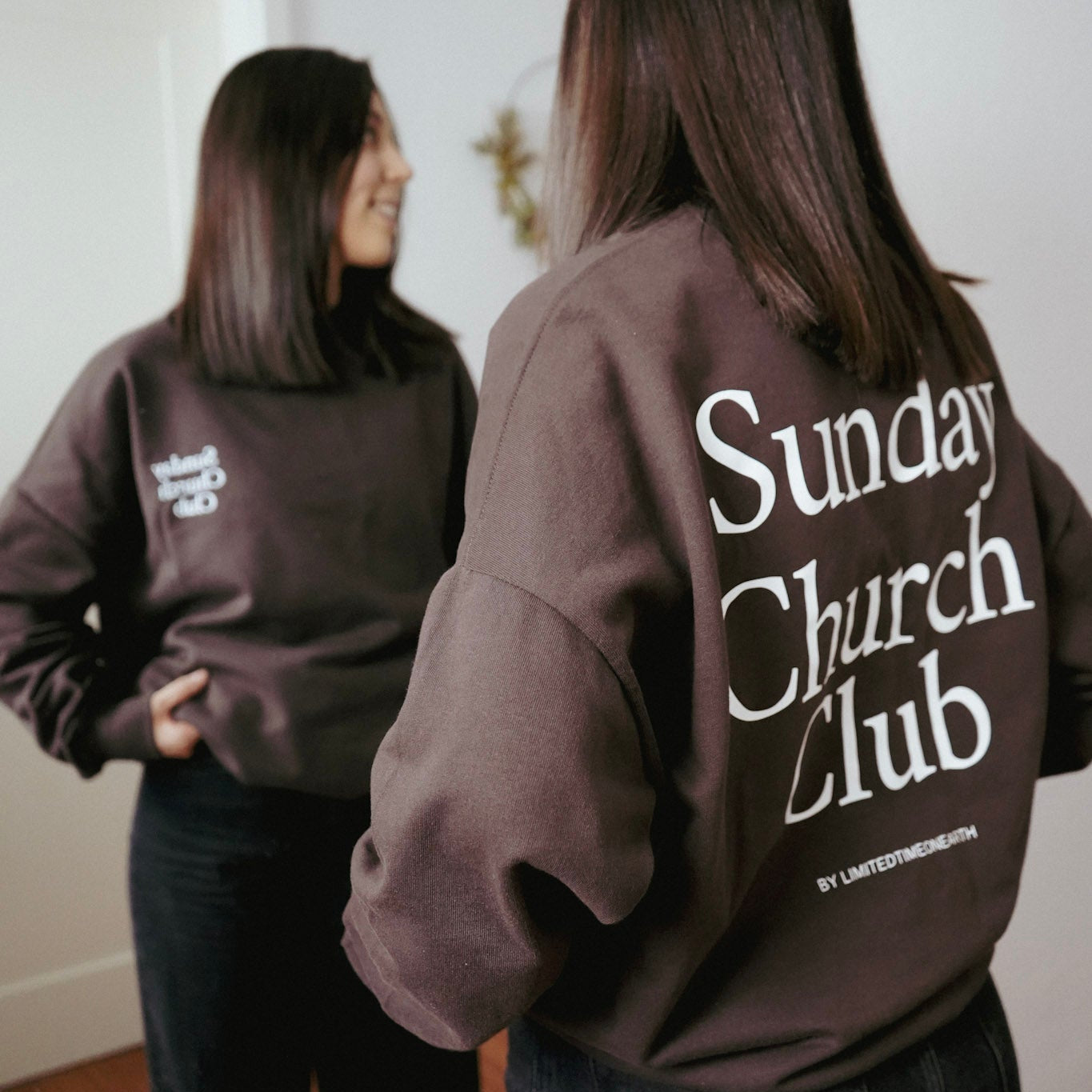 Sunday Church Club Oversized (Unisex) Sweatshirt
