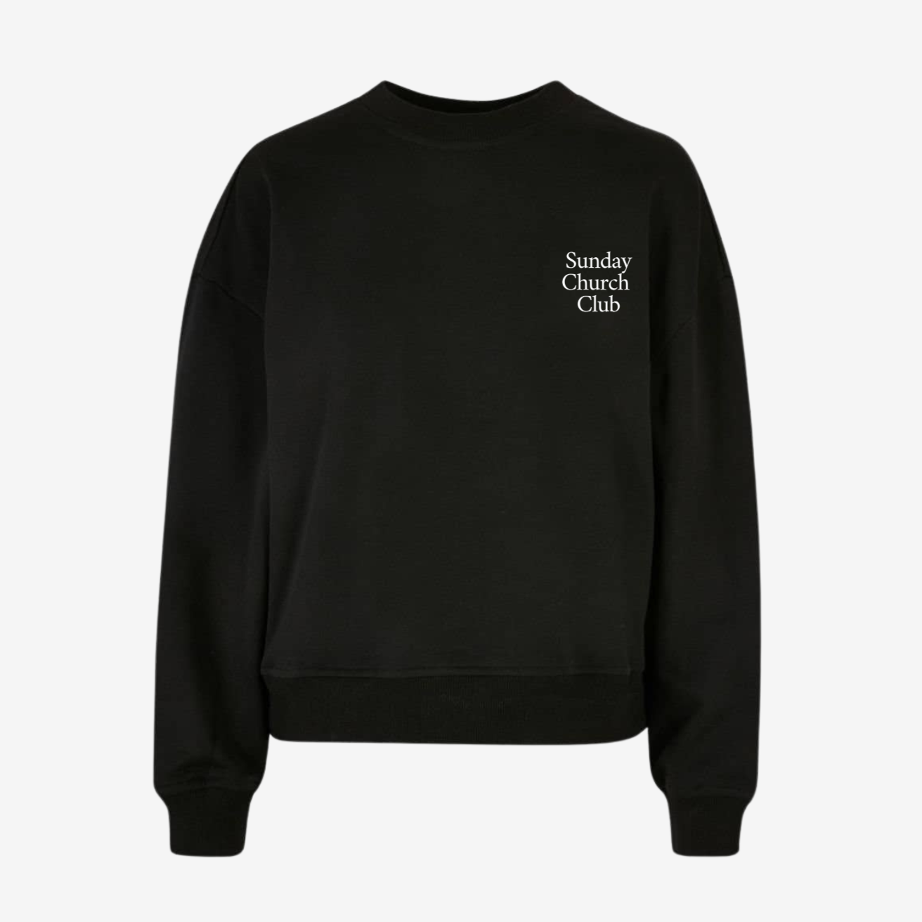 Sunday Church Club Sweatshirt Oversize Ladies