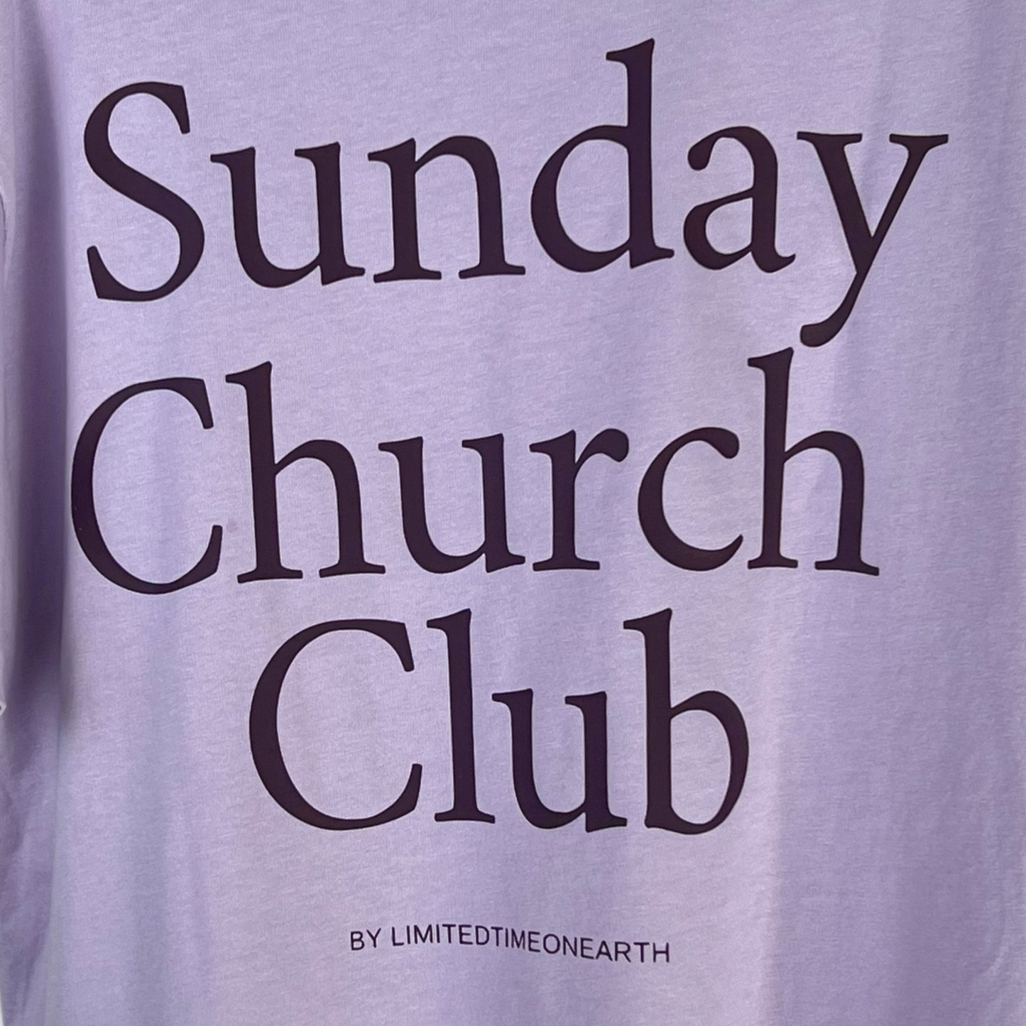 Sunday Church Club Oversized (Unisex) T-Shirt