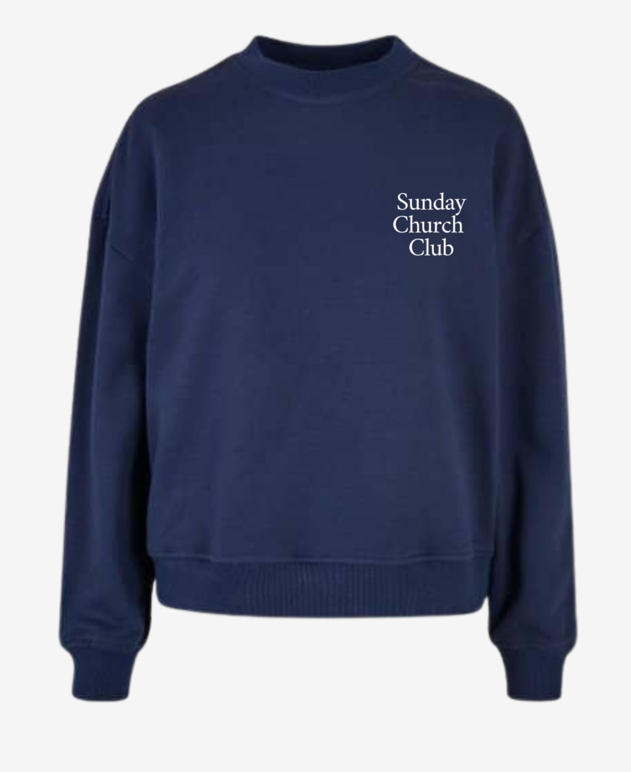 Sunday Church Club Sweatshirt Oversize Ladies