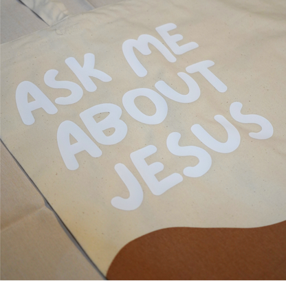 Tasche - Ask me about Jesus