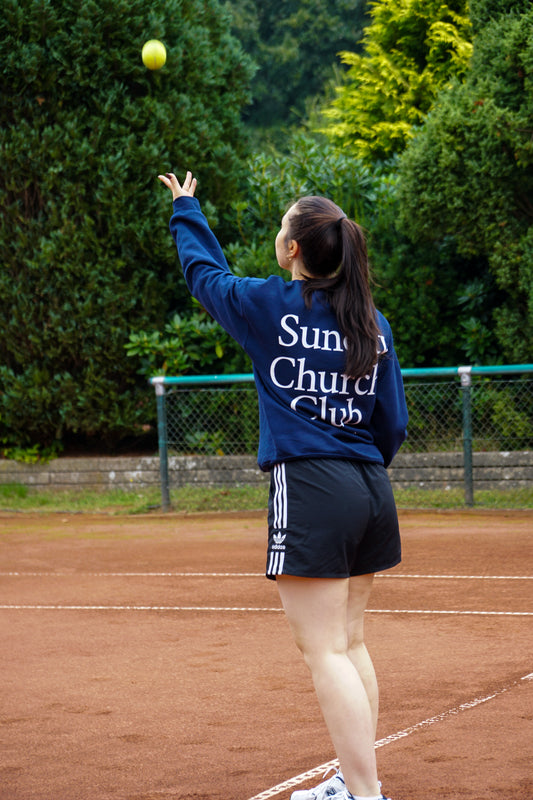 Sunday Church Club Sweatshirt Oversize Ladies