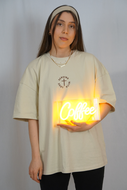 Serving with Love Oversize T-Shirt Unisex